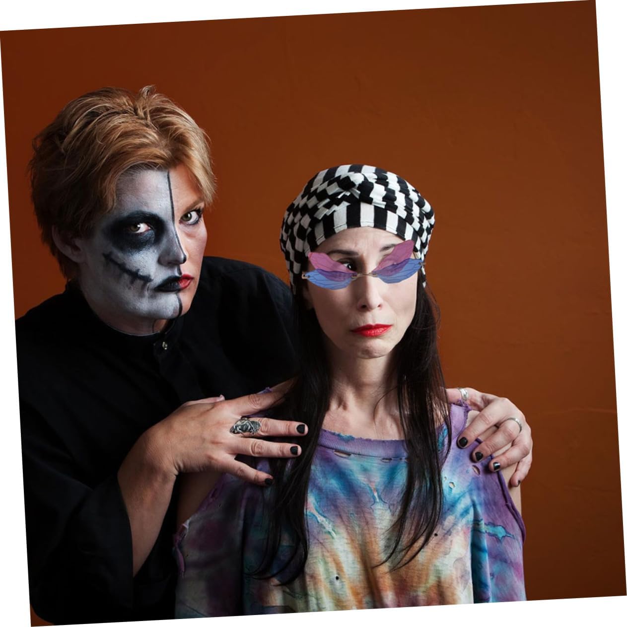 4Pairs Dragonfly Wing Sunglasses Unisex Irregular Fun Glasses for Parties Cosplay and Outdoor Activities Stylish - Image 5