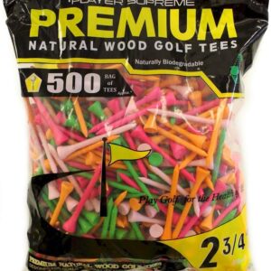 500-2 3/4" One-Piece Seamless Golf Tees by JP Lann (Neon) 500-2 3/4" One-Piece Seamless Golf Tees by JP Lann (Neon)