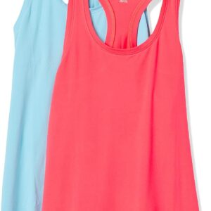Amazon Essentials Women's Active Quick Dry Tech Stretch Racerback Tank Top (Available in Plus Size), Multipacks