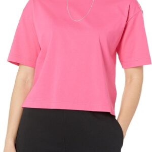 Amazon Essentials Women's Organic Cotton Drop Shoulder Relaxed Boxy Short-Sleeve T-Shirt (Available in Plus Size)