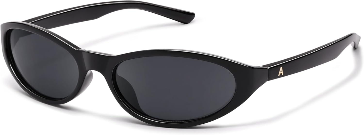 Appassal Retro Y2K Wraparound Oval Sunglasses for Women Men Trendy Sporty Shades UV Protection AP3741