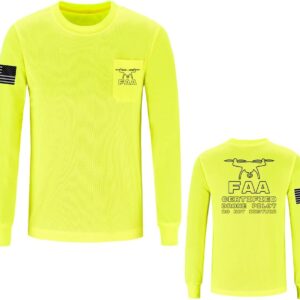 AYKRM neon Yellow Navy Black Security fire EMT EMS Police Sheriff Drone Pilot Navy swat Shirt