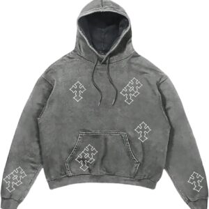 BEAUDRM Men's Cross Graphic Hoodie Gothic Sweatshirts Vintage Long Sleeve Hooded Retro Pullovers Tops with Pockets Streewear