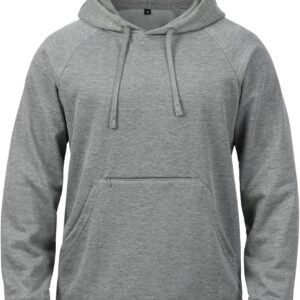 CARWORNIC Men's Hoodies Pullover Soft Hooded Sweatshirts Long Sleeve Casual Hoodies with Zipper Pocket