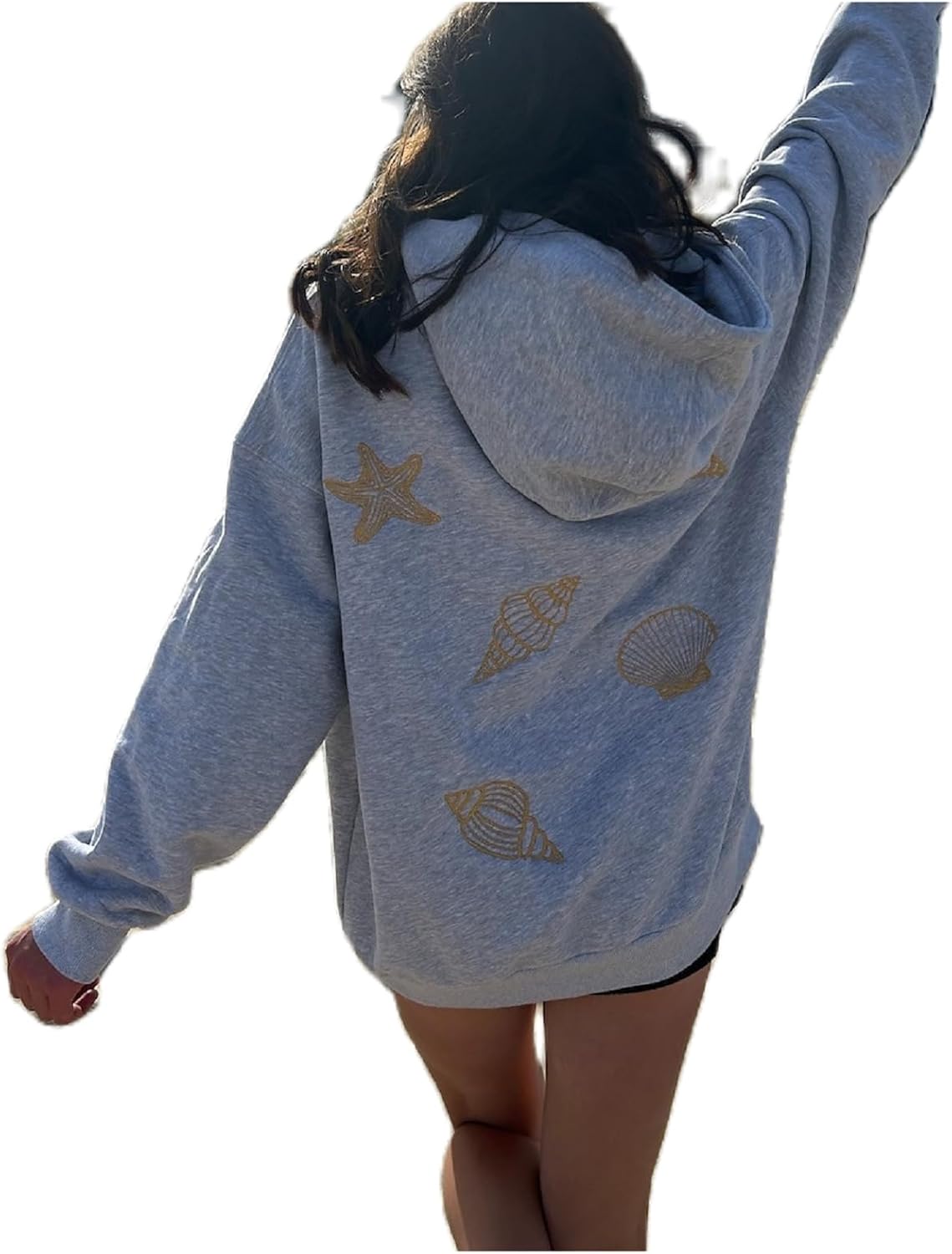 cochineal Preppy Embroidery Floral Hoodie for Teen Girl Women Oversized Hooded Sweatshirt Y2k Vintage Graphic Pullover Top - Image 20