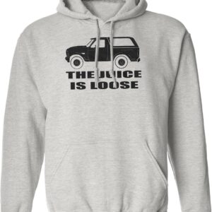 Cup & Branch OJ Simpson's Car Chase - Juice Is Loose Retro Unisex Hooded Sweatshirt
