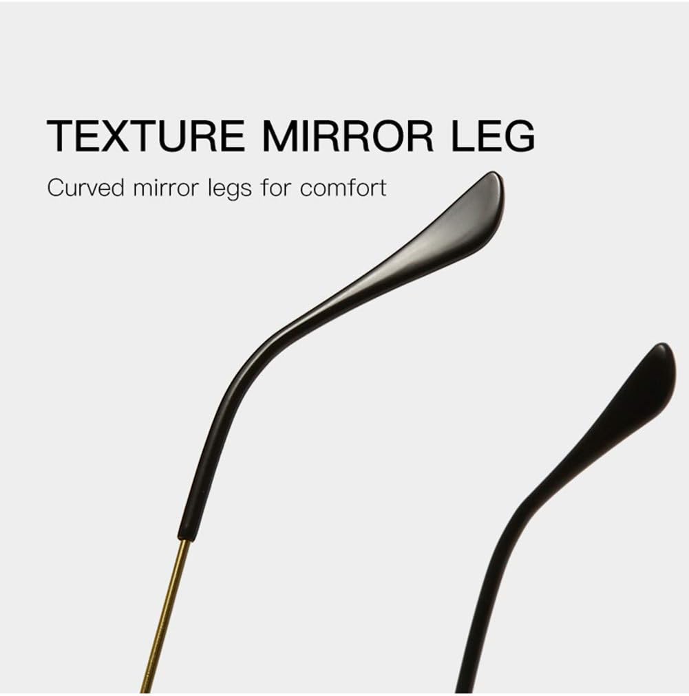 ENTHYI Letter NO Party Rimless Irregular Design Sunglasses For Men\/Women UV400 Streetwear Eyewears - Image 7