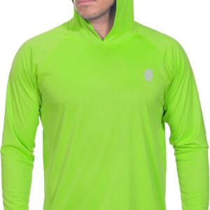 Fishing Shirts for Men Long Sleeve - Sun Protection SPF 50+ UV Tshirt Hoodies