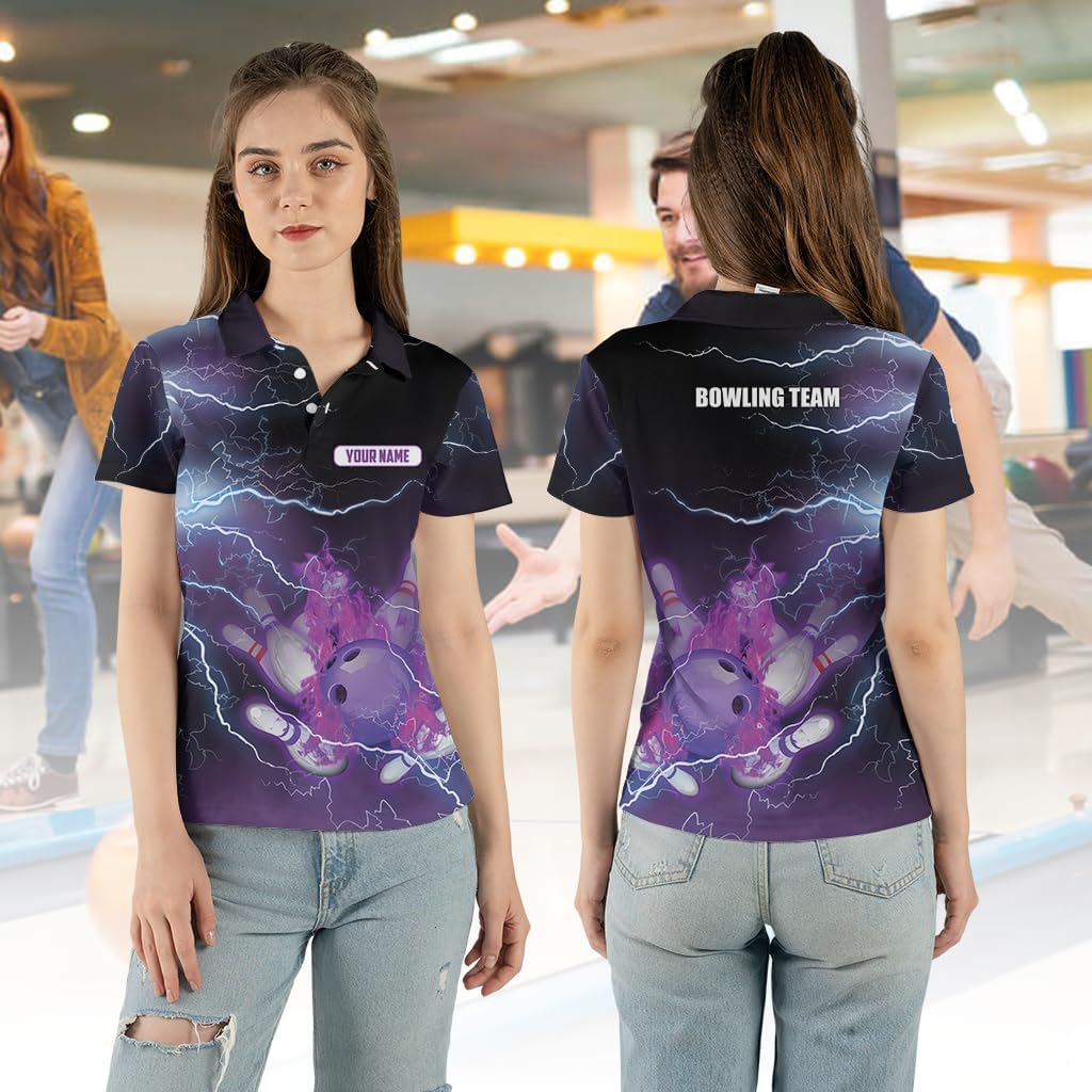 GABITA Personalized Bowling Shirts for Men, Women, Custom Name Bowling Jerseys for Team, Retro Vintage Hawaiian, Sweatshirt, Hoodie for Bowlers for Team Members 1 - Image 5