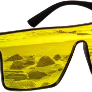 GOODEYE Polarized BOLD PLATED™ Sunglasses | Sports Mirrored Square Rectangle Shades for Men Women