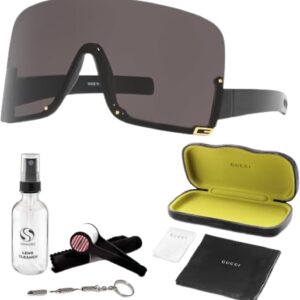Gucci GG1631S Designer Sunglasses: Elegant Rimless Shield Frame Eyewear with Premium eSHADES Kit - Epitome of Luxury and Style