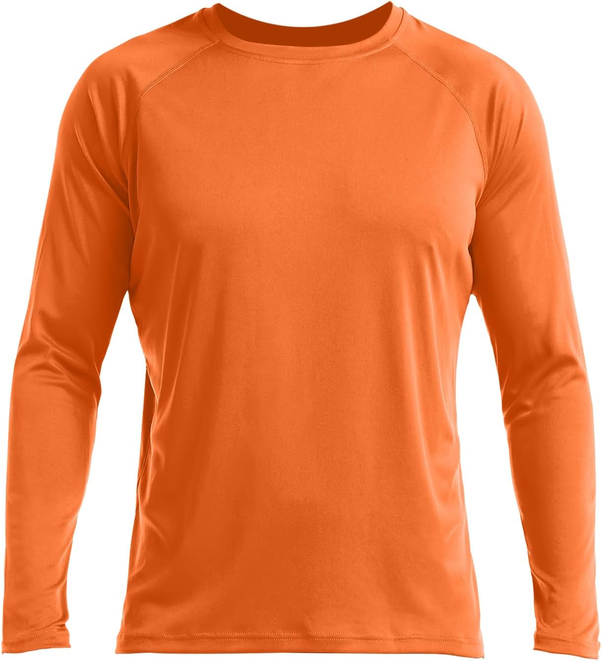 HISKYWIN Men's Long Sleeve Shirts Lightweight UPF 50+ Sun Protection SPF Outdoor T-Shirts Fishing Hiking Running Tee Tops