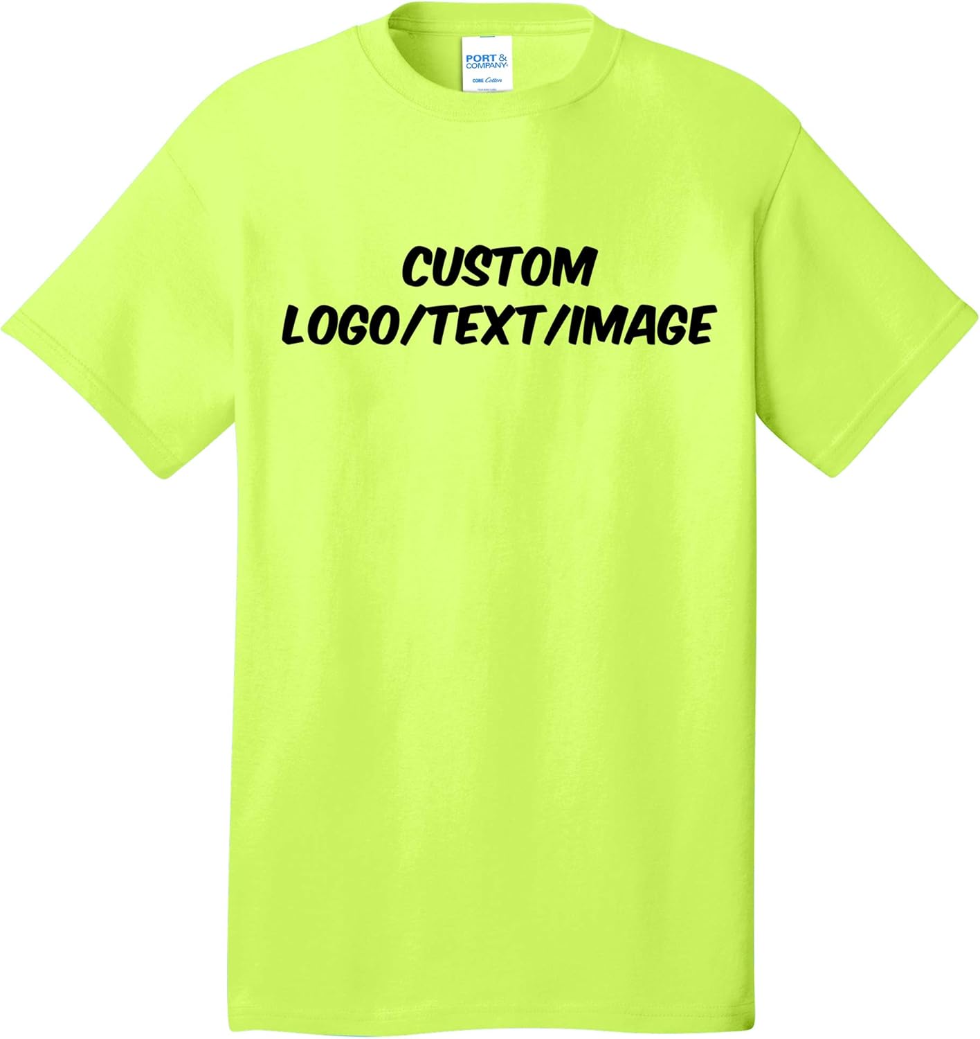 INK STITCH Unisex PC54 Custom Design Your Own Cotton Short Sleeve Tshirts - Multicolors