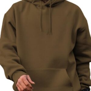 JMIERR Mens Casual Cotton Hooded Collar Drawstring Hoodies Pullover Sweatshirts Casual Long Sleeve Shirts