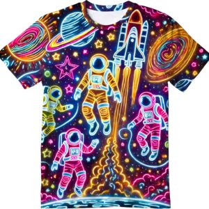 Kids Tie Dye T-Shirt,Children Hippies Senior Tie Dye Tee Tshirt for Boys Girls