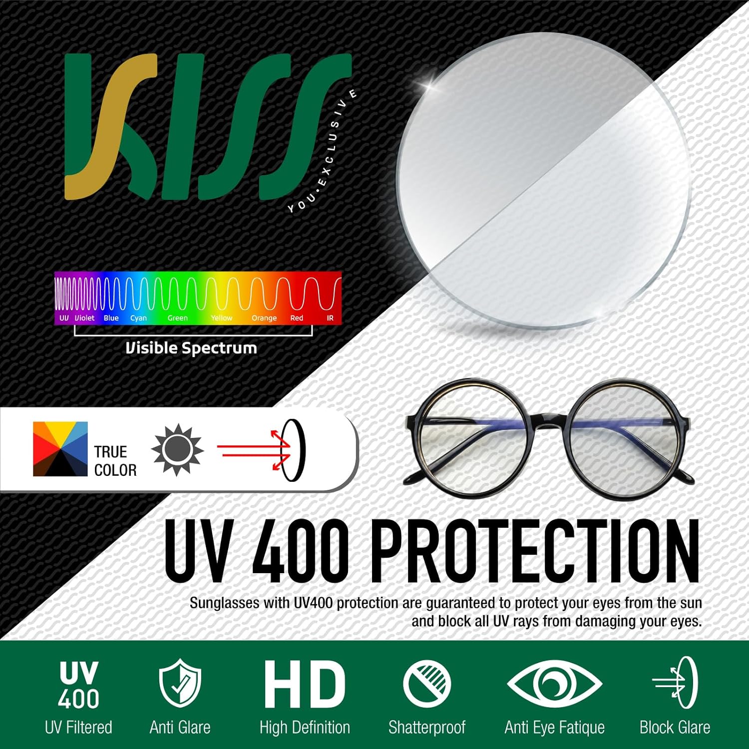 KISS SCARFACE Sunglasses Men Women \u2013 Wraparound Shield Design \u2013 Lightweight Frame with Screw Details \u2013 Sporty & Casual Looks - Image 5