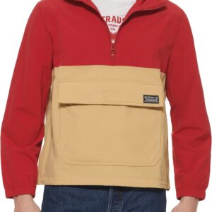 Levi's Men's Lightweight Taslan Hooded Popover Windbreaker Jacket