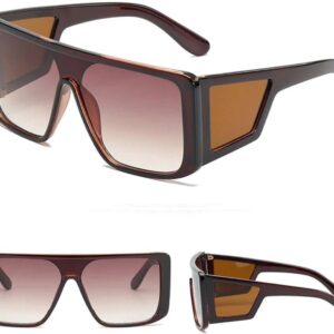 Men\u2019s and Women\u2019s Wrap Around Sunglasses Fit Over Glasses Side Shields Fun Cool y2k Designer Square Shades