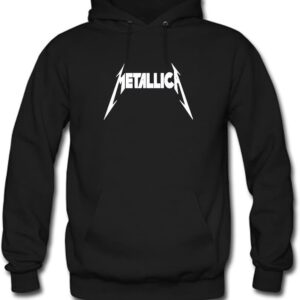 Metallica Women's Custom Graphic Retro Hoodie Sweatshirts Large Black