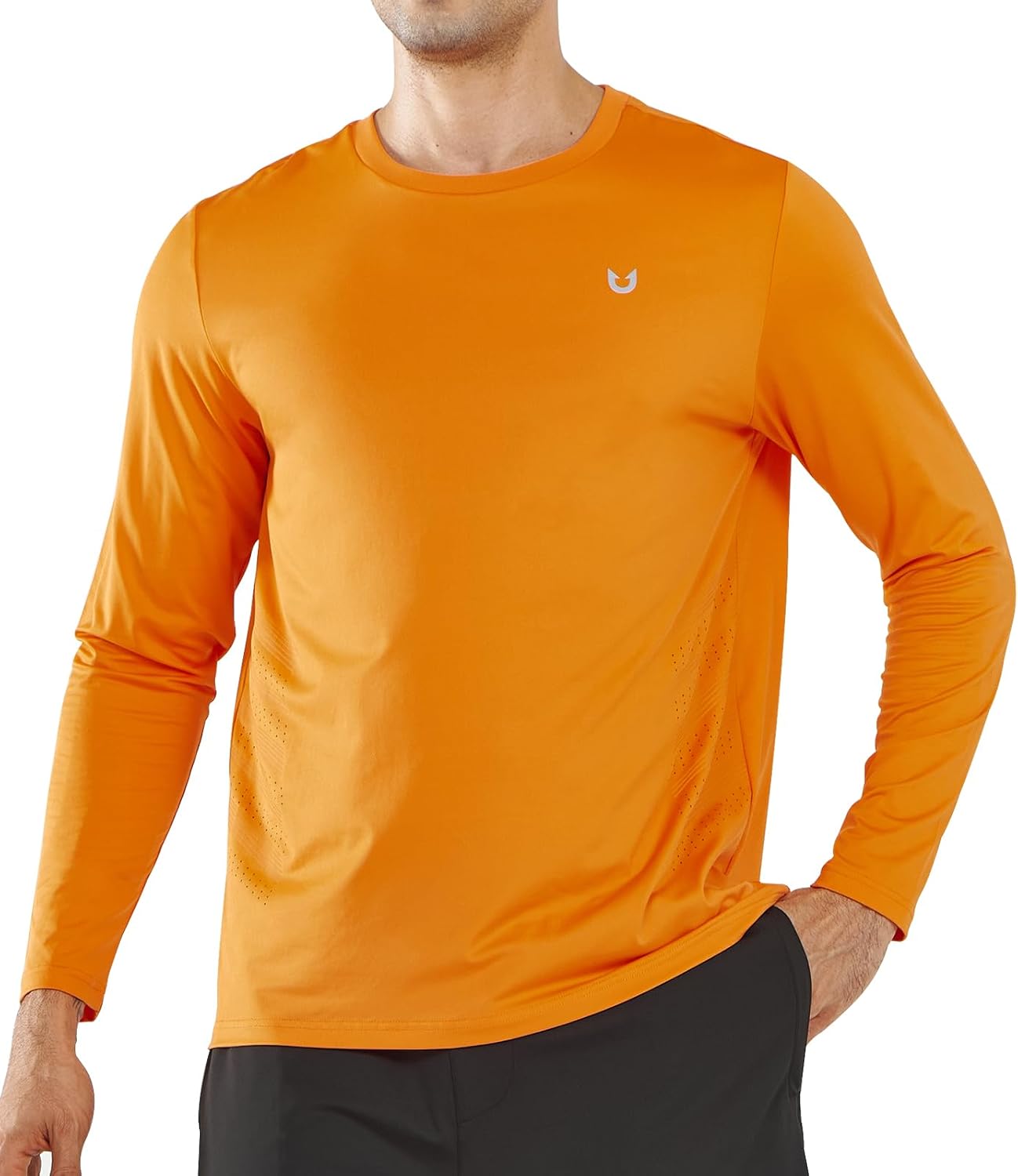 NORTHYARD Men's Running Athletic Shirts Long Sleeve Quick Dry Workout Gym Shirt Lightweight UPF 50+ Fishing Hiking Rash Guard