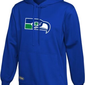 Outerstuff NFL Men's Stadium Retro Logo Performance Pullover Hoodie, Comfortable Fit, Official Licensed Gear