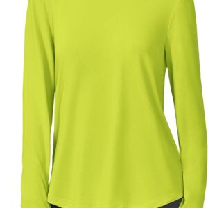 PINSPARK Soft Long Sleeve Workout Tops for Women Thumb Holes UV Sun Protection Quick Dry Golf Running Hiking Rash Shirts