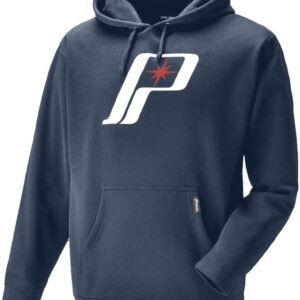 Polaris Mens Navy Retro Logo Hoodie Warm Winter Water Resistant High Tech Fabric - XXX-Large