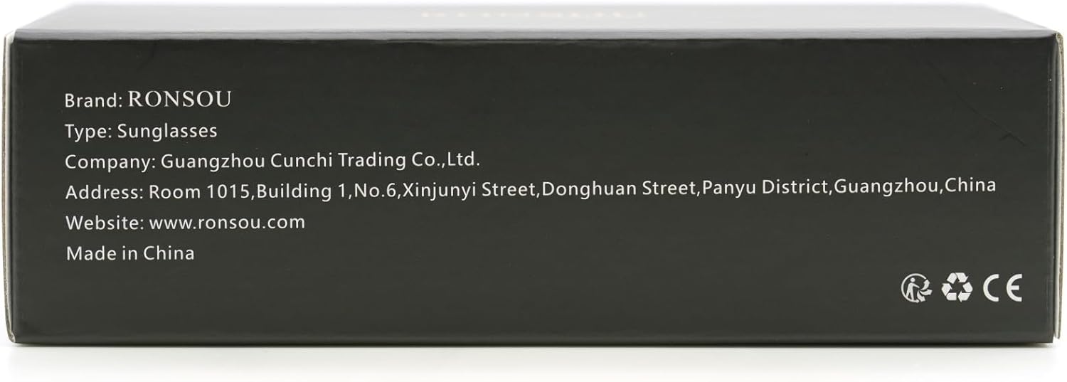 RONSOU Steampunk Style Round Vintage Polarized Sunglasses Retro Eyewear UV400 Protection Matel Frame - Image 10