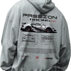 RoseSeek Men's Vintage Graphic Hoodie Long Sleeve Thermal Drawstring Hooded Sweatshirts Fall Pullovers