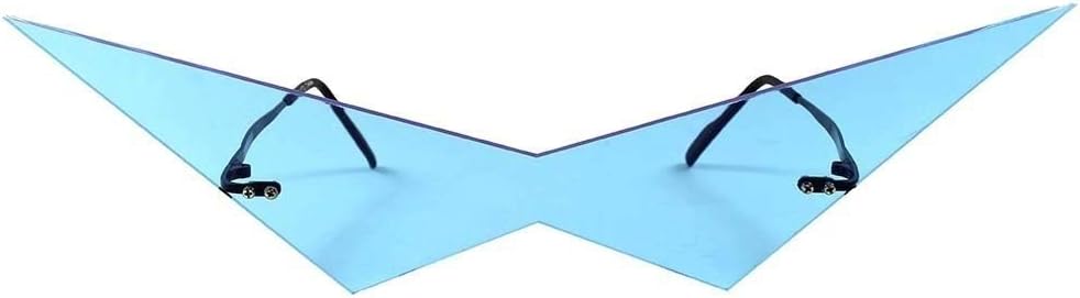 STEALTH Anime Inspired Futuristic Comic Costume Cosplay Pointy Triangle Sunglasses - Image 2