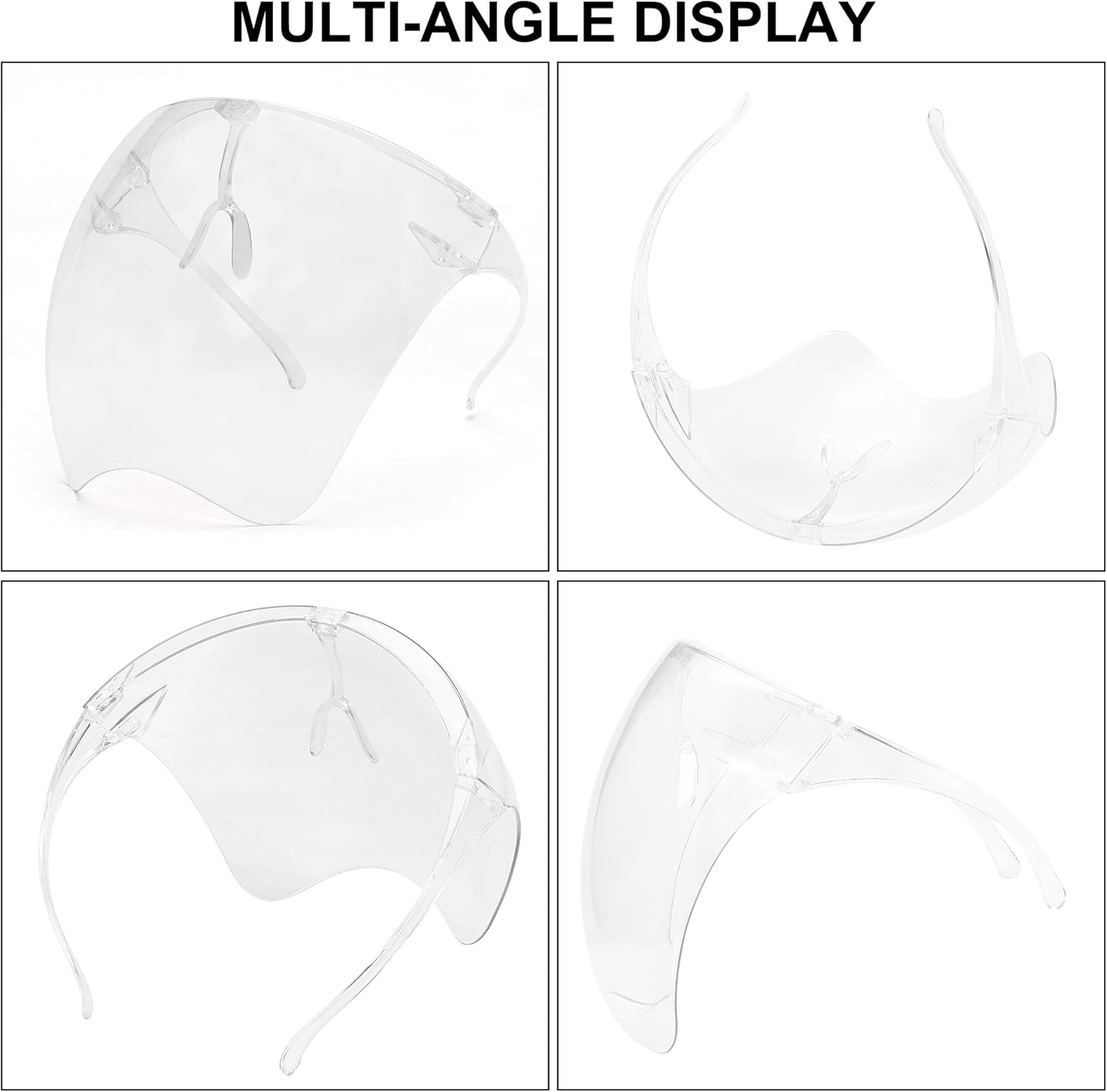 STORYCOAST Oversized Safety Protective Face Shields Goggles Sunglasses Women/Men (Anti-Fog/Anti-Spray) (Transparent, 6.10) - Image 7