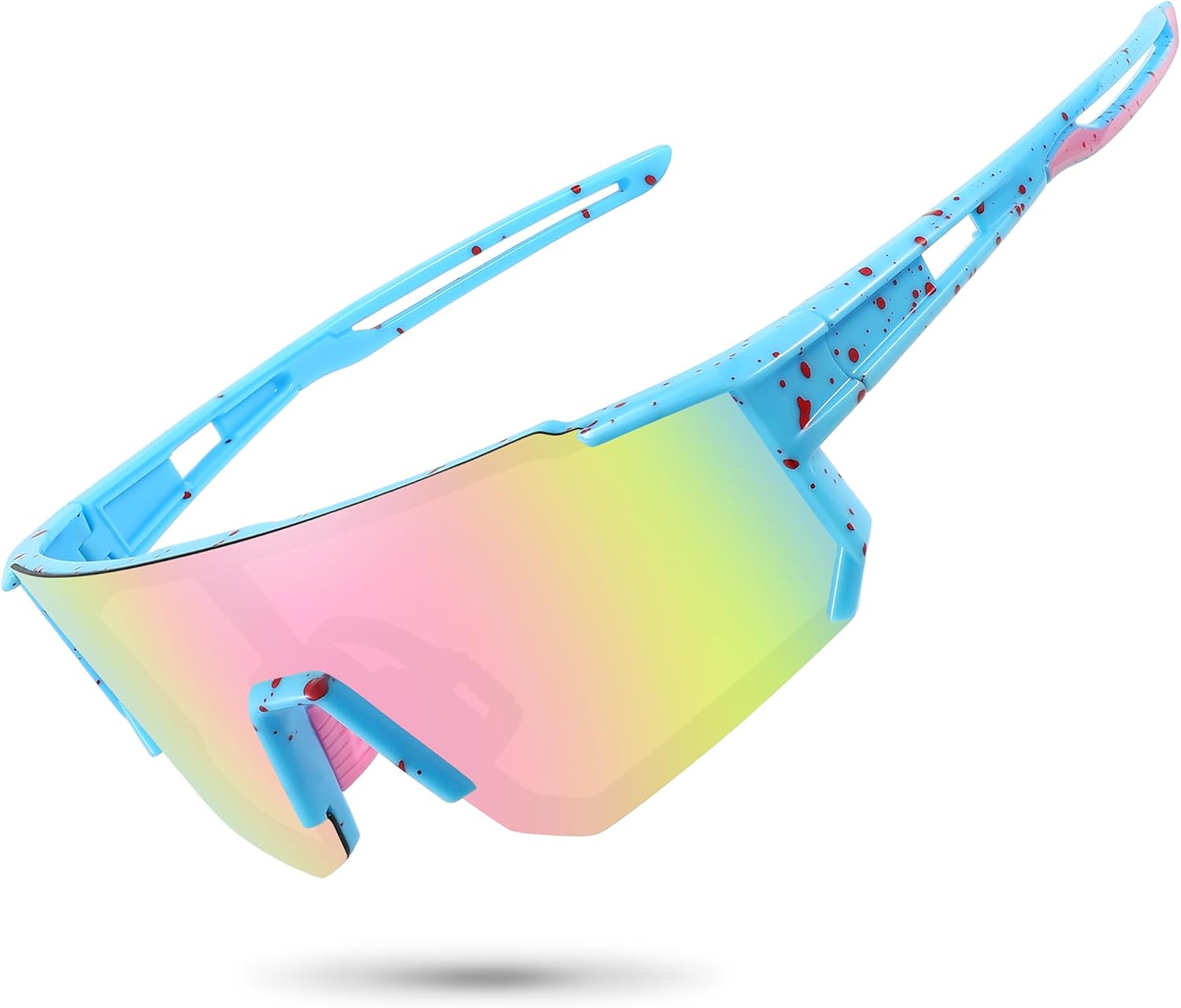 STORYCOAST Polarized Sports Sunglasses for Men Women,Driving Fishing Cycling Mountain Bike Sunglasses UV400 Protection - Image 21