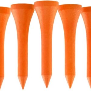 TH Golf 100 PCS Bamboo Golf Tees | Multiple Colours & Sizes | Castle Golf Tees | Standard Golf Tees | Eco Friendly & Sustainable Bamboo Golf Tees
