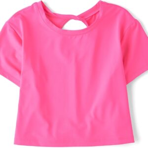 The Children's Place Girls' Atheletic Short Sleeve Tops