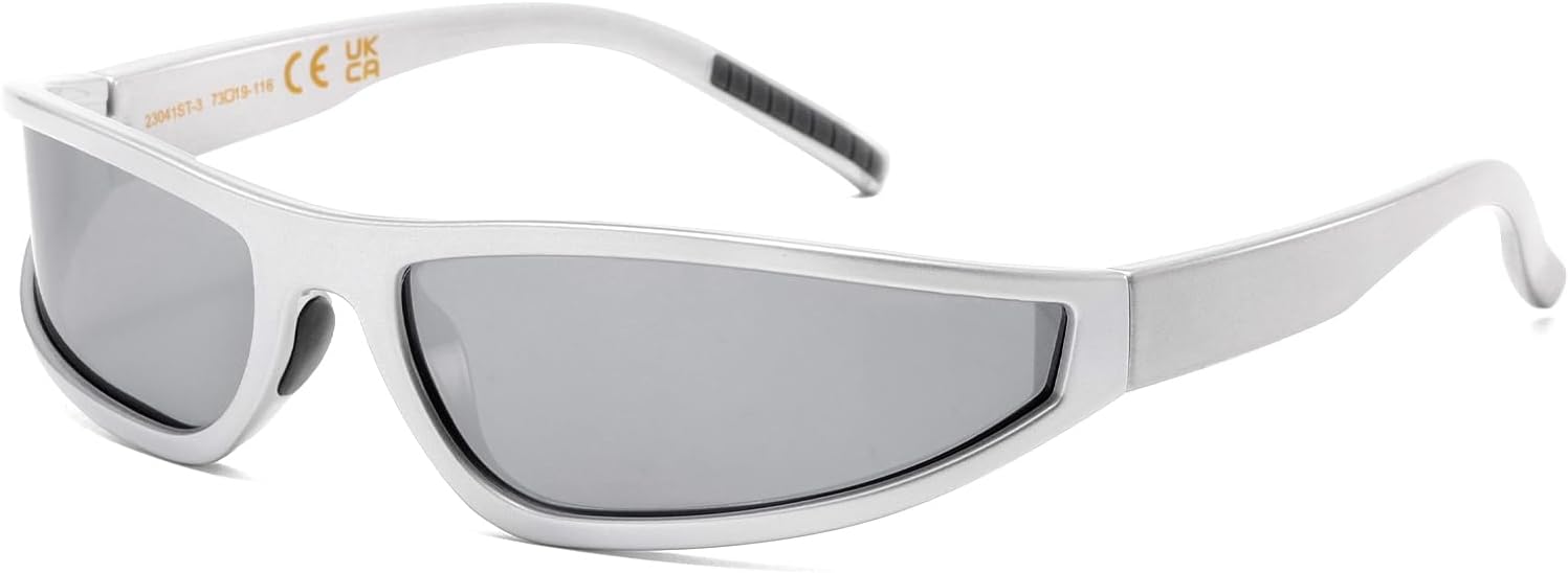 TIGA VINTA Futuristic Wrap Around Sunglasses Men Women Trendy Narrow Sqaure Frame Gangster Style Shades Eyewear - Image 14