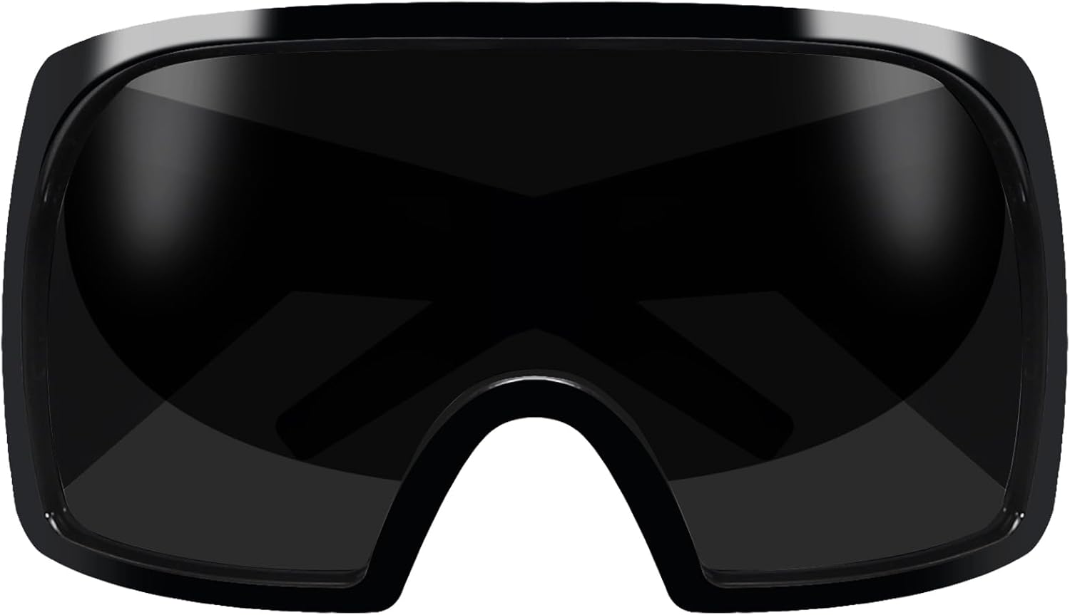 TYA Oversized Wrap Around Sunglasses for Women Men, Futuristic Rave Curved Lens Shades, Fashion Trendy Shield Sun Glasses