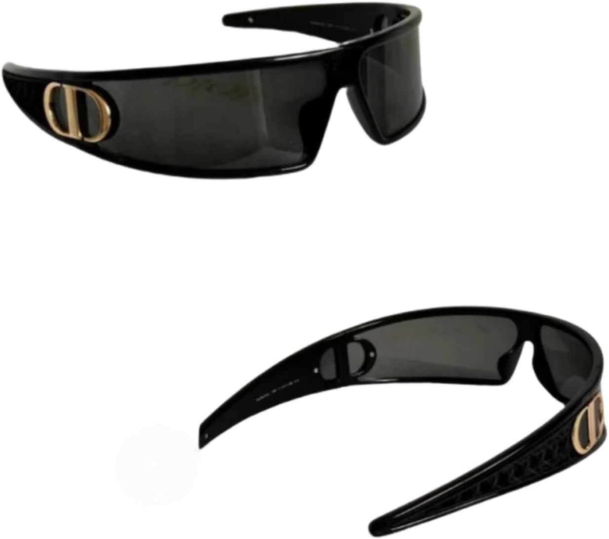 Vintage rectangular sunglasses, men's and women's fashion sports, wrap-around sunglasses, UV protection - Image 2