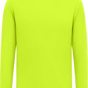 WVQ Youth Neon Shirts Dry Fit Long Sleeve Athletic T-Shirts Boys Girls UPF 50+ Quick Dry Neon Shirt for Kids 2T to Youth