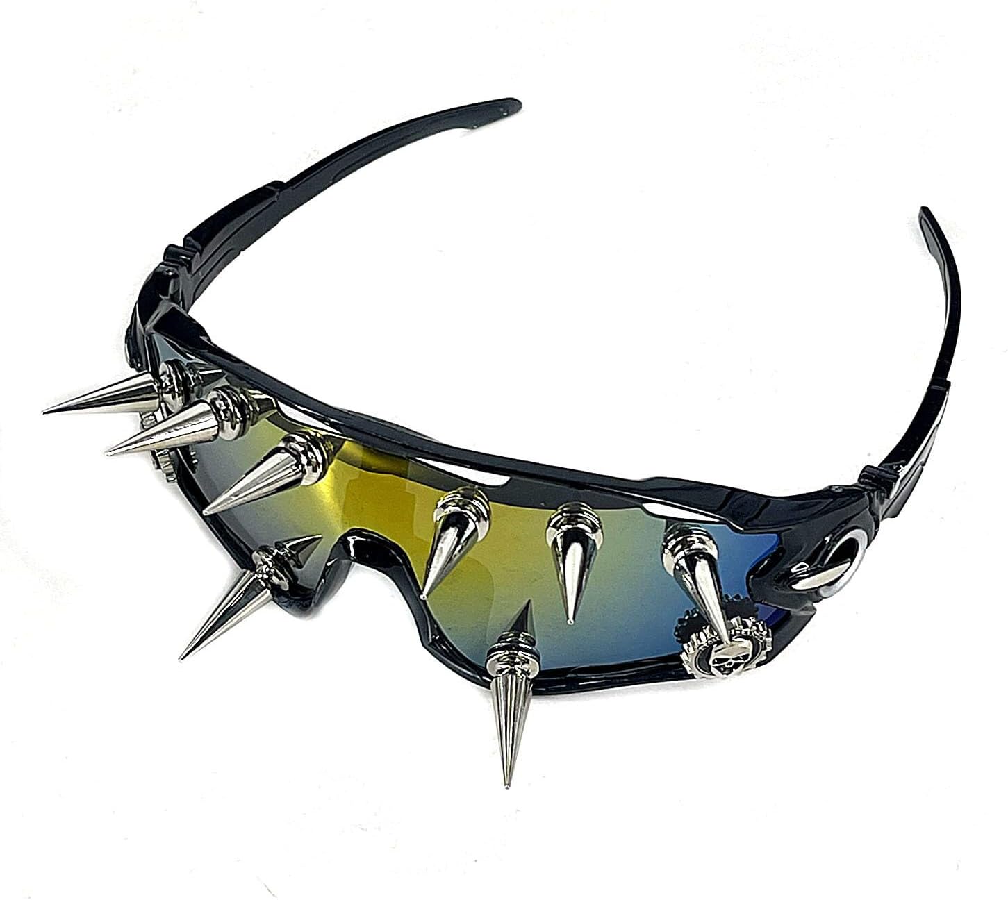 XIXTUT Laser Welding Cyber Spike Glasses Men Women Biker Cosplay Halloween Sunglasses - Image 2