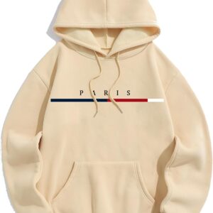 ZAFUL Men's Hooded Sweatshirt Graphic Colorblock Two Tone Fleece Lined Pullover Thermal Hoodie