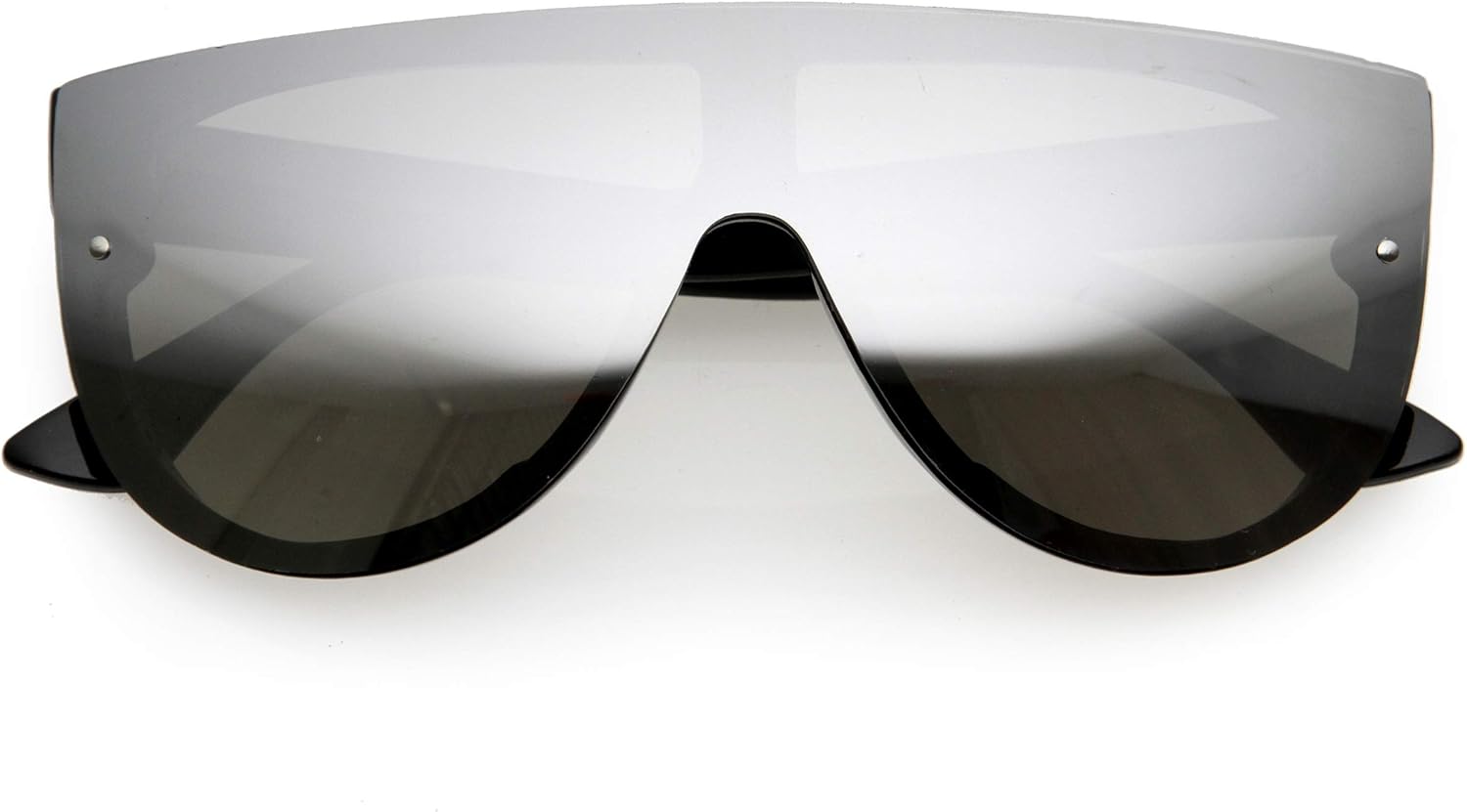 zeroUV 80s Baseball Sunglasses, Mirrored Men Sports Glasses, Women Goggles for Cycling, Wraparound Visor Shield